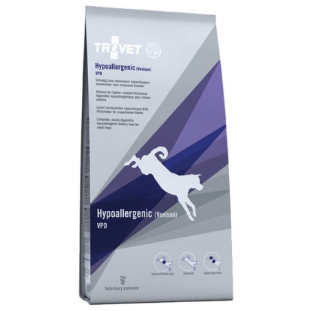 Trovet VPD Hypoallergenic Dziczyzna dla psa 10kg - All4Animals