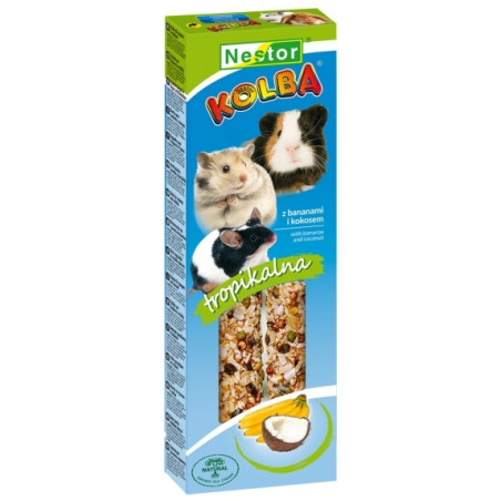 Nestor Kolba Gryzoń owoce tropikalne i kokos 2szt - All4Animals