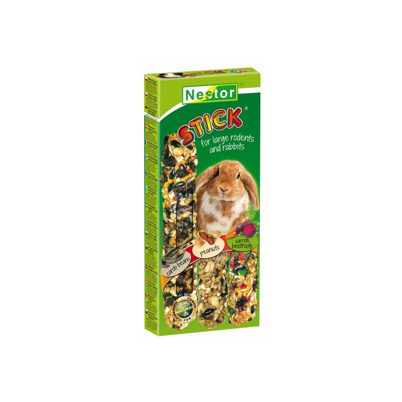 Nestor Kolba 3w1 dla dużych gryzoni i królików 3szt - All4Animals