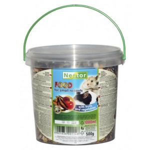 Nestor Pokarm dla małych gryzoni owocowo-warzywny 1L - All4Animals