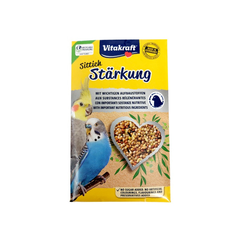 Vitakraft Sittich Starkung 30g - z biotyną na pierzenie - All4Animals
