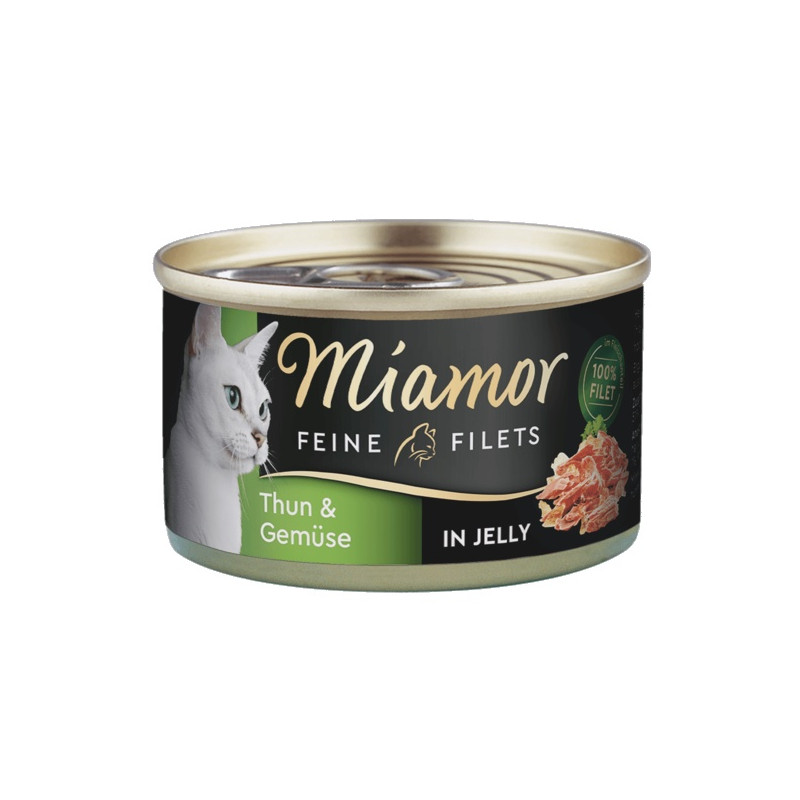 Miamor Feine Filets Dose Thunfisch & Gemuse - tuńczyk i warzywa 100g - All4Animals