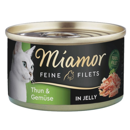 Miamor Feine Filets Dose Thunfisch & Gemuse - tuńczyk i warzywa 100g - All4Animals