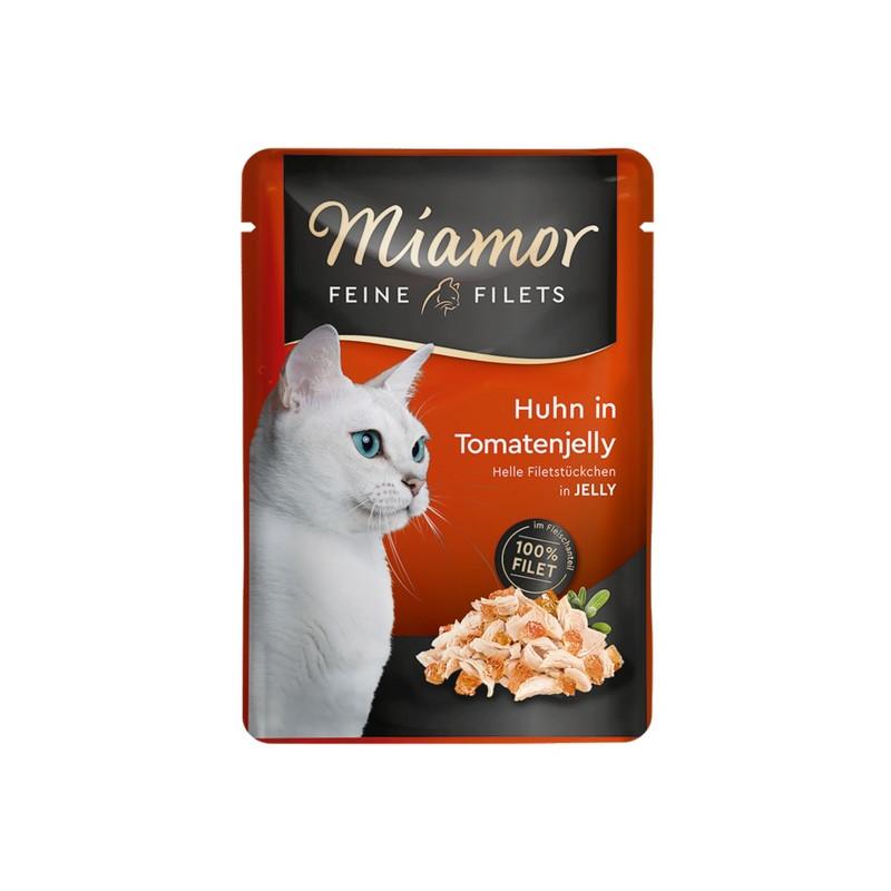 Miamor Feine Filets Kurczak & Galaretka pomidorowa saszetka 100g - All4Animals