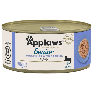 Applaws puszka dla kota Senior tuńczyk & sardynka 70g - All4Animals