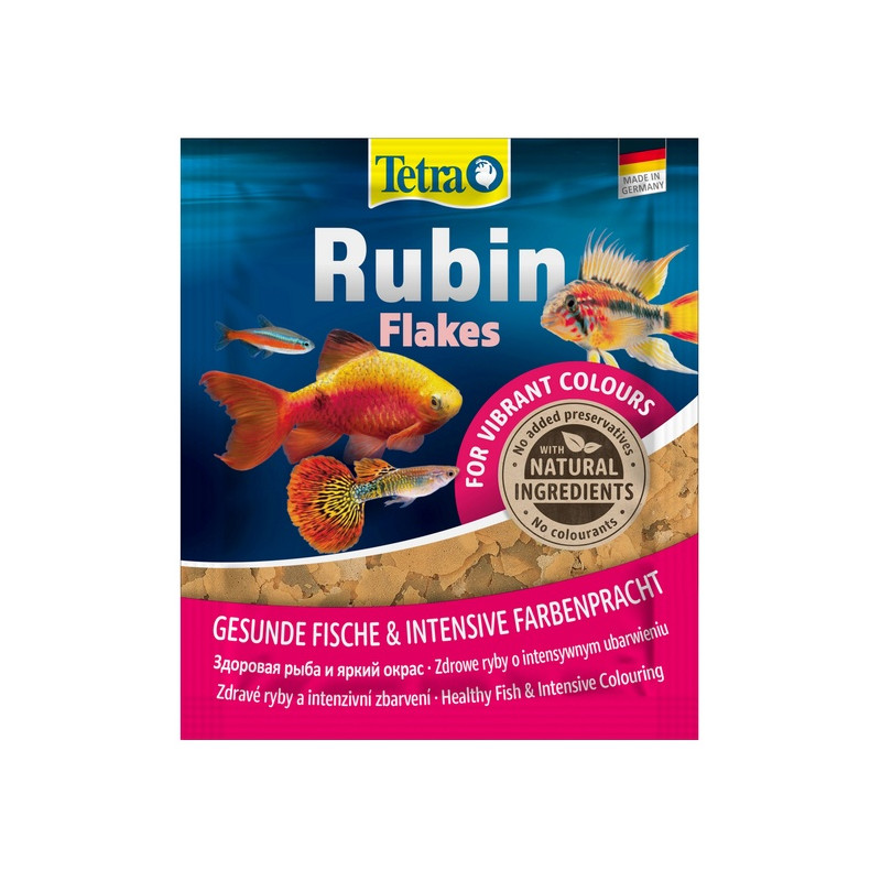 Tetra Rubin - pokarm wybarwiający dla ryb słodkowodnych 12g saszetka - All4Animals Tetra Rubin - pokarm wybarwiający dla ryb słodkowodnych 12g saszetka - All4Animals