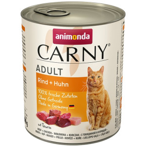 Animonda Carny Adult Wołowina + Kurczak puszka 800g - All4Animals