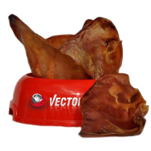 Vector-Food Ucho wieprzowe duże 10szt - All4Animals