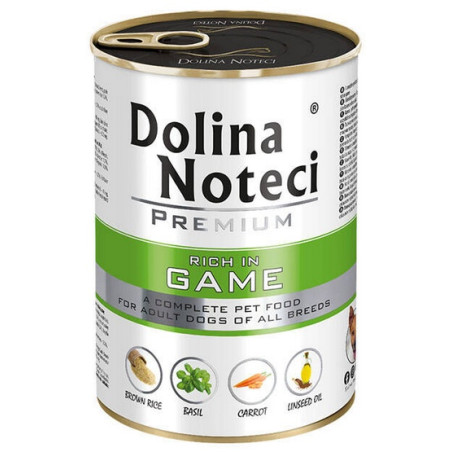 Dolina Noteci Premium Pies Dziczyzna puszka 400g - All4Animals