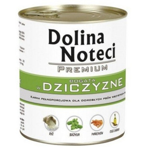 Dolina Noteci Premium Pies Dziczyzna puszka 400g - All4Animals