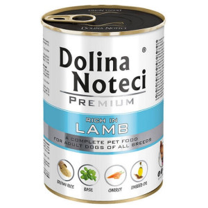 Dolina Noteci Premium Pies Jagnięcina puszka 400g - All4Animals