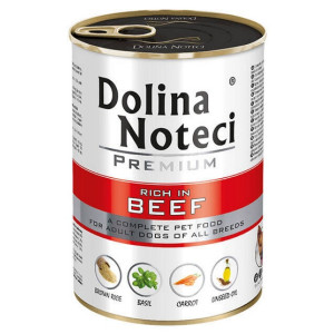 Dolina Noteci Premium Pies Wołowina puszka 400g - All4Animals