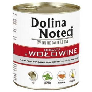 Dolina Noteci Premium Pies Wołowina puszka 400g - All4Animals