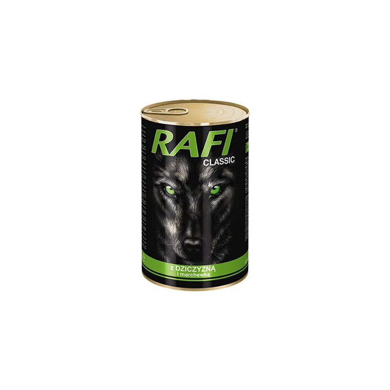 Rafi Pies Classic Dziczyzna i marchewka w sosie 1240g - All4Animals
