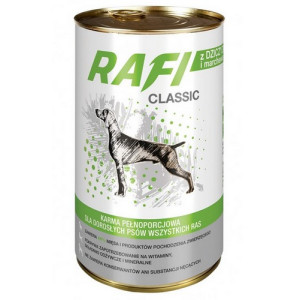 Rafi Pies Classic Dziczyzna i marchewka w sosie 1240g - All4Animals