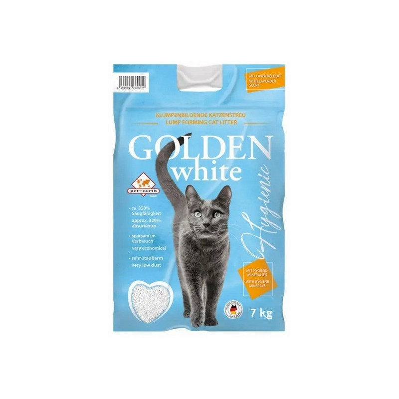 Żwirek Golden Grey White 7kg - All4Animals