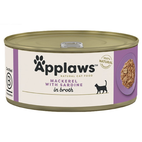 Applaws puszka dla kota Makrela i Sardynki 70g - All4Animals