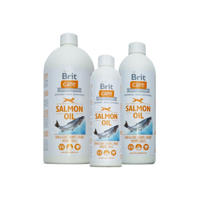 Brit Care Salmon Oil (100% olej z łososia) 500ml - All4Animals