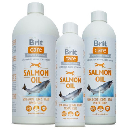 Brit Care Salmon Oil (100% olej z łososia) 500ml - All4Animals
