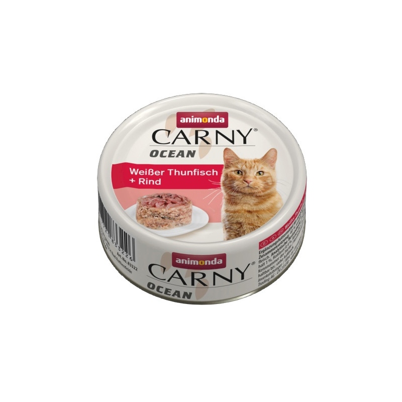 Animonda Carny Ocean tuńczyk i wołowina 80g - All4Animals