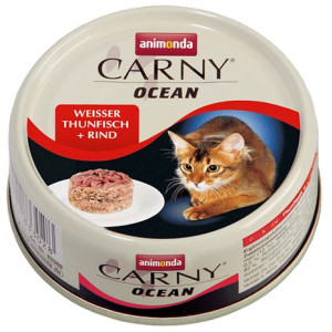 Animonda Carny Ocean tuńczyk i wołowina 80g - All4Animals