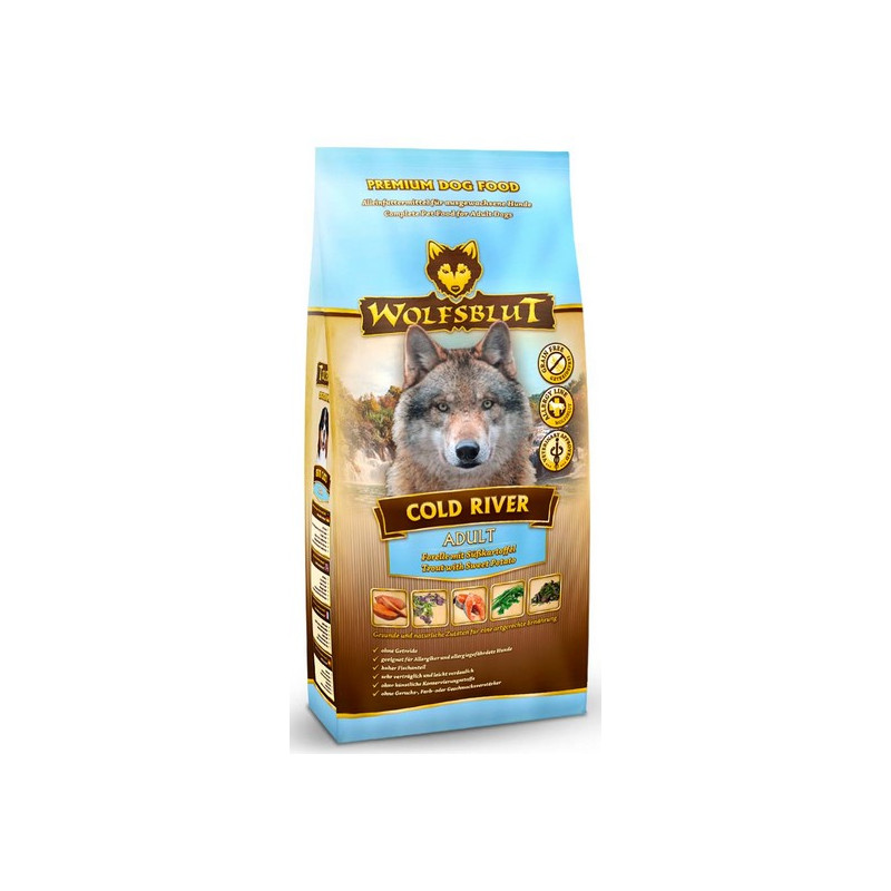 Wolfsblut Dog Cold River - pstrąg i bataty 2kg - All4Animals