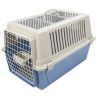 Ferplast Atlas 30 Open - transporter z otwieranym sufitem beżowo-niebieski [73017099] - All4Animals