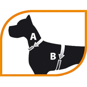 Ferplast Ergocomfort P Szelki M czerwony [75464922] - All4Animals