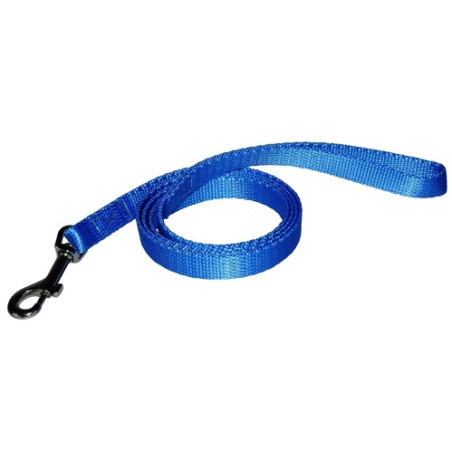 CHABA Smycz taśma - 20mm niebieska - All4Animals