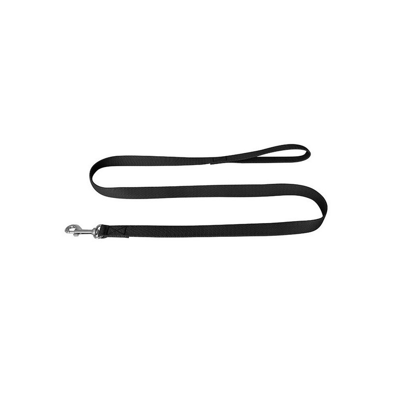 CHABA Smycz taśma - 25mm czarna - All4Animals