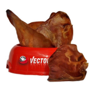 Vector-Food Ucho wieprzowe średnie 10szt - All4Animals
