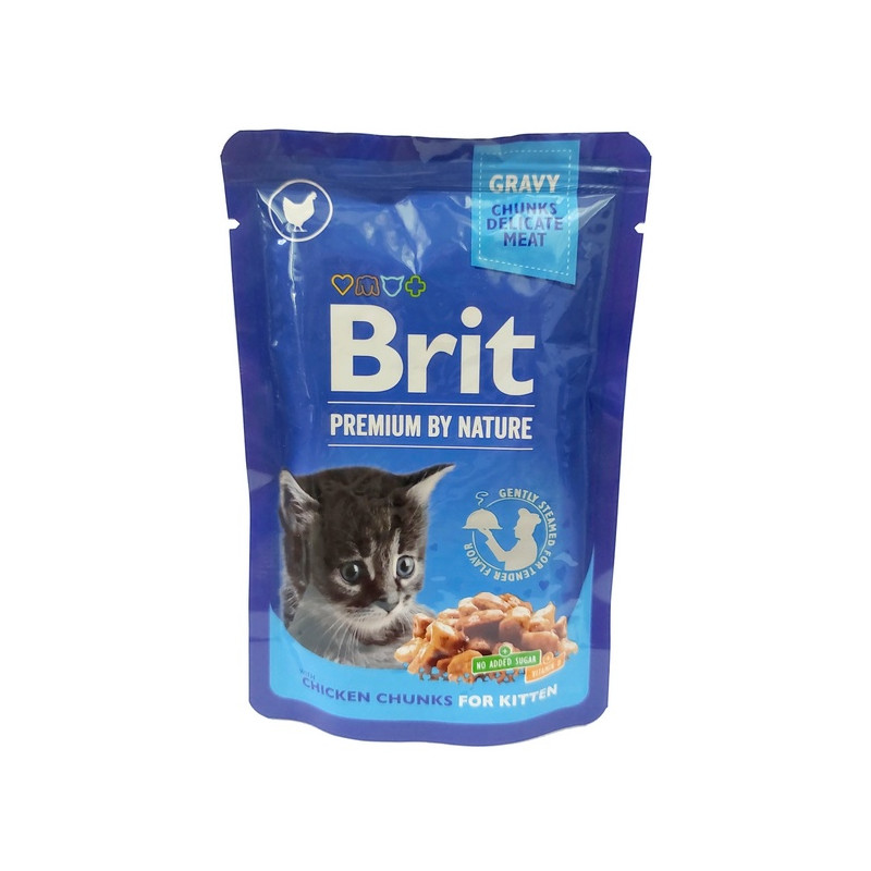 Brit Premium Cat Kitten Kurczak saszetka 100g - All4Animals
