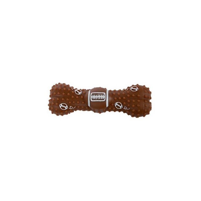 Zolux Zabawka winylowa piłka-kość do rugby 15cm [480777] - All4Animals