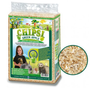 Chipsi Green Apple Ściółka 60L / 3,2kg - All4Animals