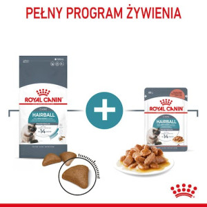 Royal Canin Hairball Care karma sucha dla kotów dorosłych, eliminacja kul włosowych 400g - All4Animals
