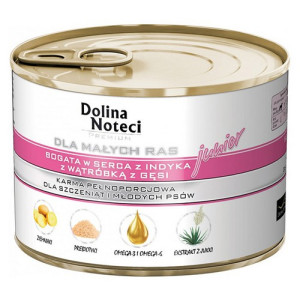 Dolina Noteci Premium Pies Mały Junior serca indyka i wątróbka z gęsi 185g - All4Animals