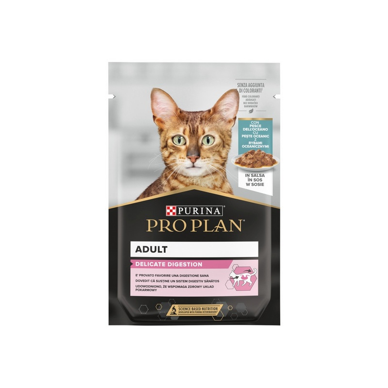 Purina Pro Plan Cat Delicate ryba oceaniczna saszetka 85g - All4Animals