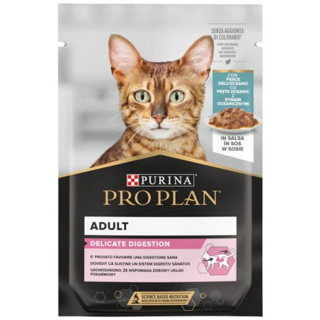 Purina Pro Plan Cat Delicate ryba oceaniczna saszetka 85g - All4Animals