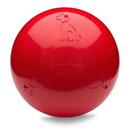 Boomer Ball S - 4" / 11cm czerwona - All4Animals