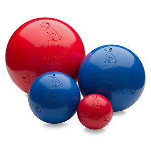 Boomer Ball S - 4" / 11cm czerwona - All4Animals