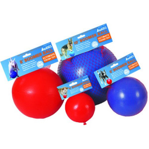 Boomer Ball S - 4" / 11cm czerwona - All4Animals