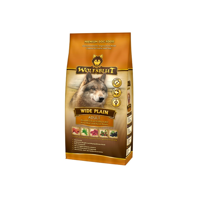 Wolfsblut Dog Wide Plain - konina i bataty 2kg - All4Animals