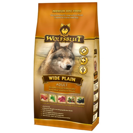 Wolfsblut Dog Wide Plain - konina i bataty 2kg - All4Animals