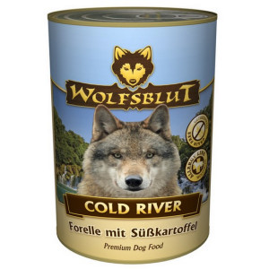 Wolfsblut Dog Cold River - pstrąg i bataty puszka 395g - All4Animals