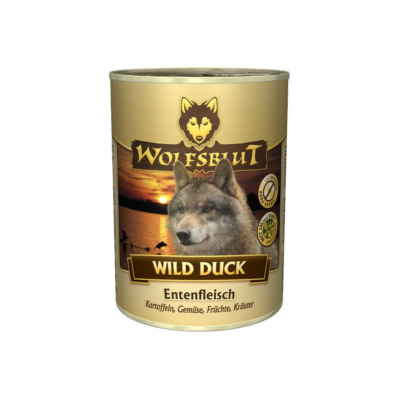 Wolfsblut Dog Wild Duck - kaczka i ziemniaki puszka 395g - All4Animals