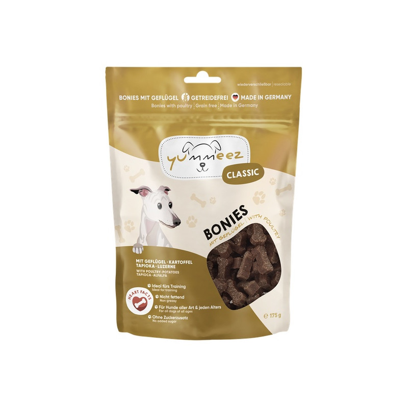 Yummeez bezzbożowe Kosteczki Drobiowe 175g - All4Animals