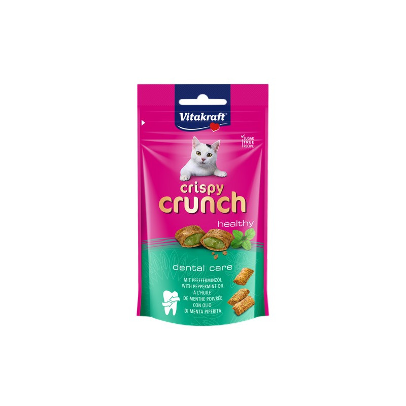 Vitakraft Cat Crispy Crunch Dental Care 60g [2428813] - All4Animals