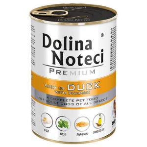 Dolina Noteci Premium Pies Kaczka i dynia puszka 400g - All4Animals