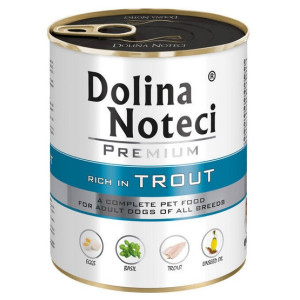 Dolina Noteci Premium Pies Pstrąg puszka 800g - All4Animals