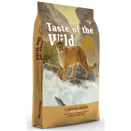 Taste of the Wild Canyon River Feline z pstrągiem i łososiem 2kg - All4Animals